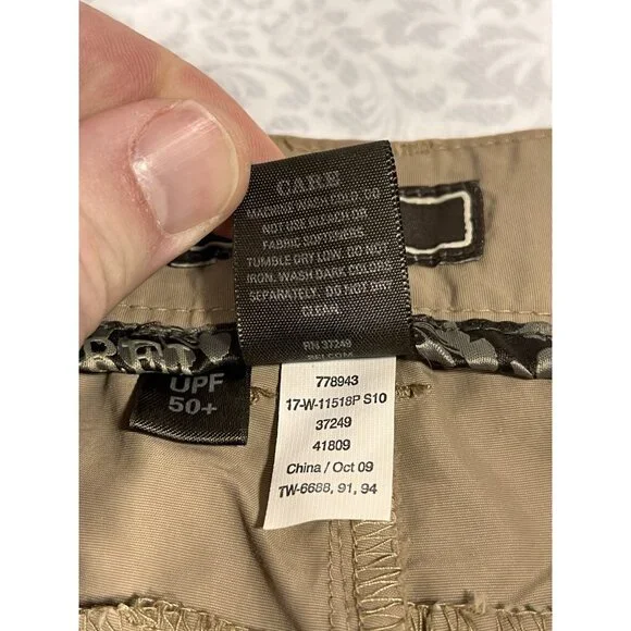 REI Co-Op Pants Sahara Convertible Hiking Pants Womens 6P Brown Upf50 Shorts - Picture 9 of 14